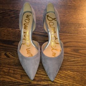 NWOT Sam Edelman grey suede Jaina pumps